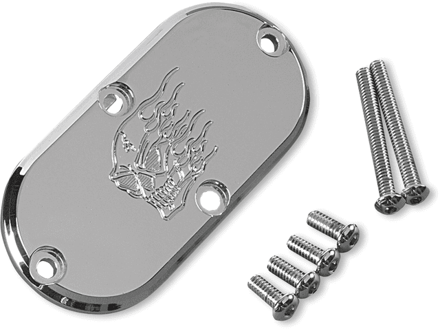 JOKER MACHINE DS-375066 Inspection Cover - Hothead - Chrome/Machined
