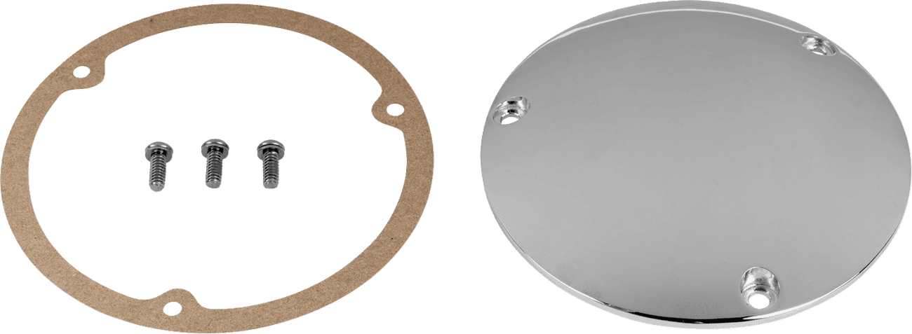 DRAG SPECIALTIES DS-375650 Derby Cover - Chrome - 3 Hole - '70-'98 Big Twin