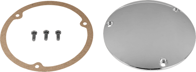 DRAG SPECIALTIES DS-375650 Derby Cover - Chrome - 3 Hole - '70-'98 Big Twin — image 1 of 2