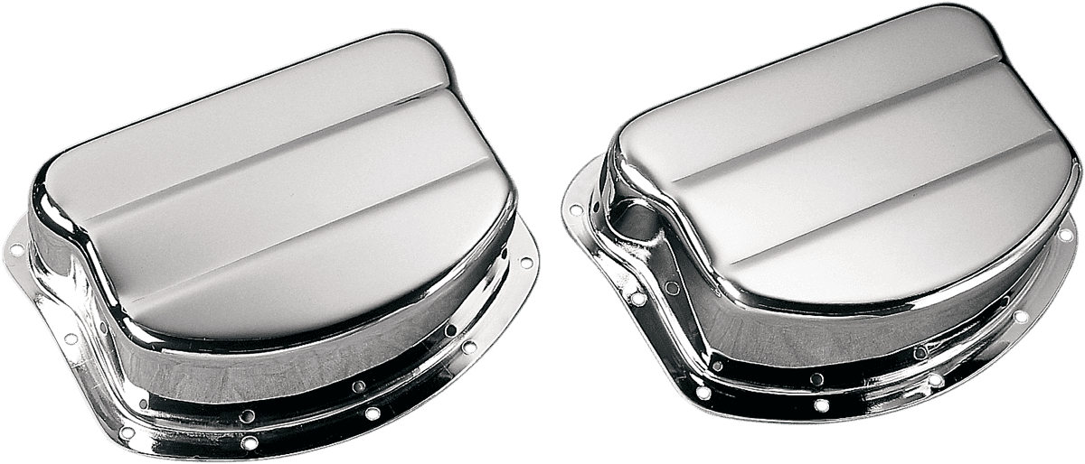 PAUGHCO DS-376503 Pan Covers - Chrome - Panhead