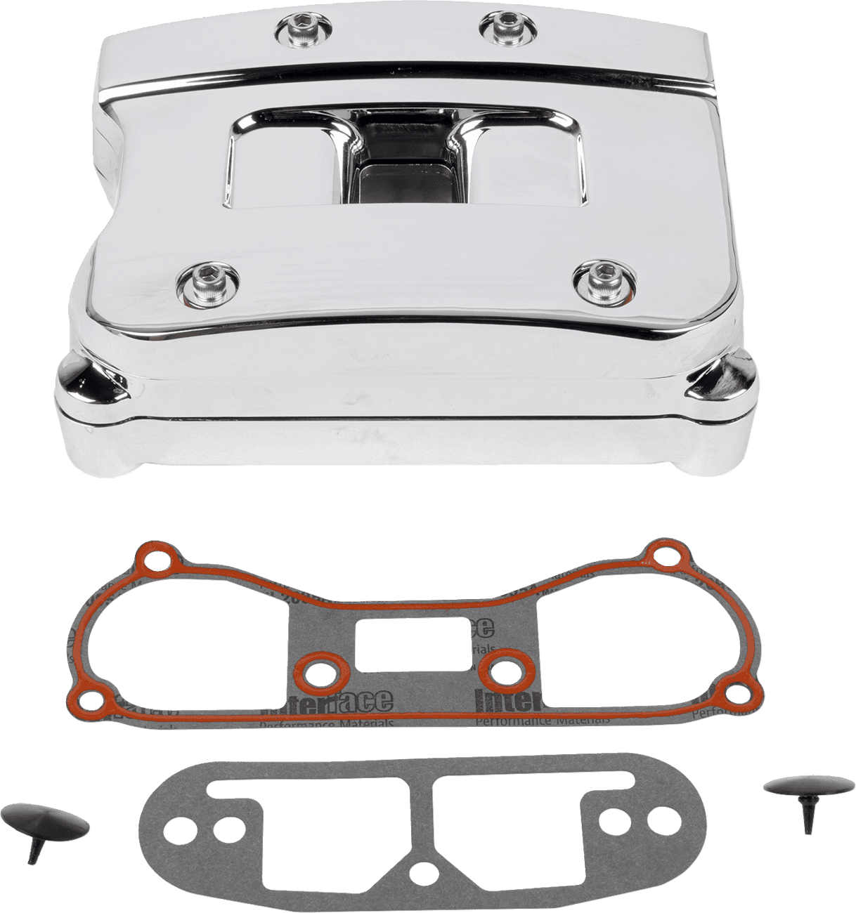 DRAG SPECIALTIES DS-376513 Rocker Box Cover - Chrome - Evo Big Twin