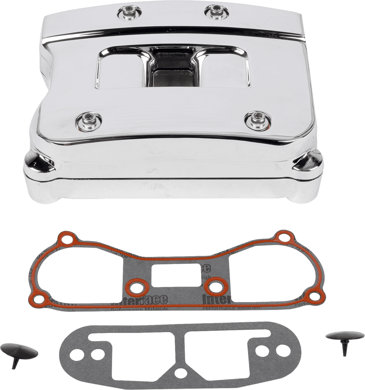 DRAG SPECIALTIES DS-376513 Rocker Box Cover - Chrome - Evo Big Twin