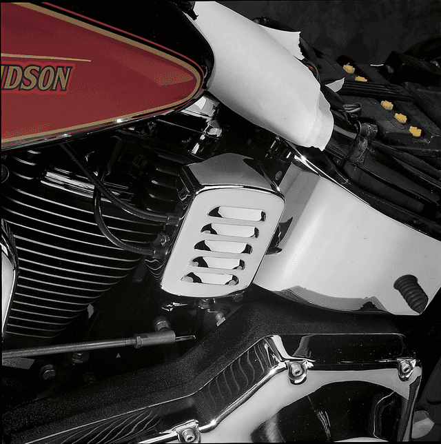DRAG SPECIALTIES DS-376610 Coil Cover - Louvered - Chrome - Harley Davidson — image 3 of 3