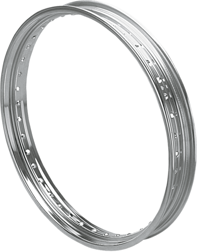 DRAG SPECIALTIES DS-380016 Rim - Drop Center - Rolled Edge - 40 Hole - Silver - 21x2.15