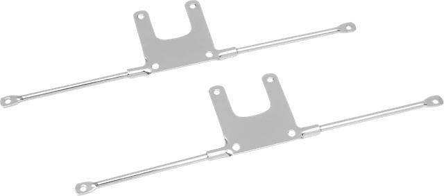 DRAG SPECIALTIES DS-380031 Front Fender Mount Brackets - Chrome - HD