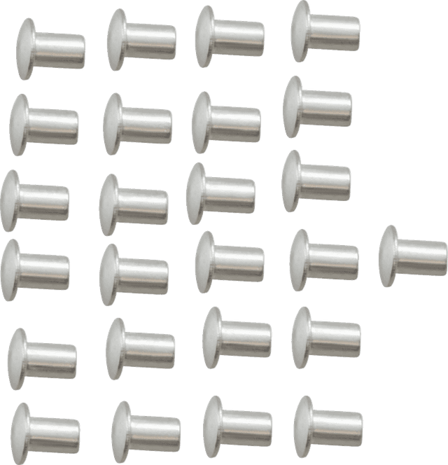 DRAG SPECIALTIES DS-380034 Heavy-Duty Front Fender Rivet - Unfinished - 25-Pack - HD