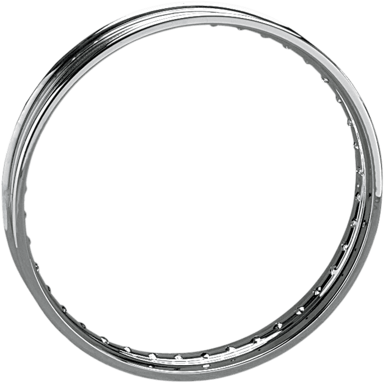 DRAG SPECIALTIES DS-380318 Rim - 40 Hole - Spun - Silver - 21x2.15