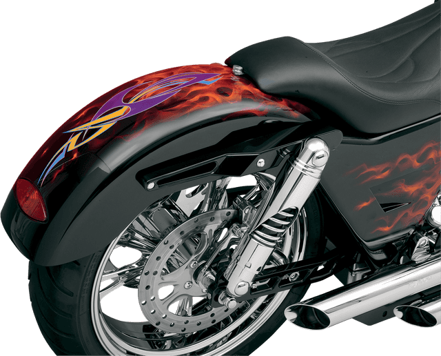 RUSS WERNIMONT DESIGNS DS-380332 Gambler Custom Rear Fender for Swingarm Frames - 7.25" W x 33.75" L — image 3 of 5
