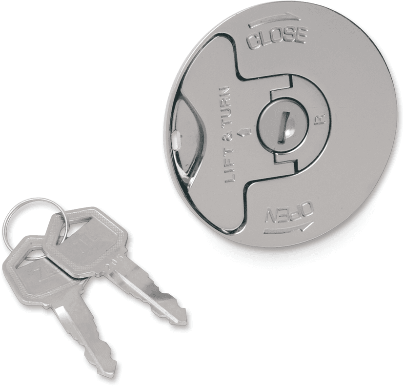 DRAG SPECIALTIES DS-390069 Locking Gas Cap - Vented - Flush-Mount — image 1 of 2