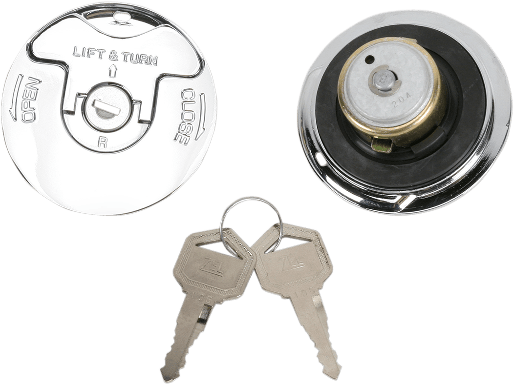 DRAG SPECIALTIES DS-390079 Locking Gas Caps - Vented/Non-Vented - Flush-Mount