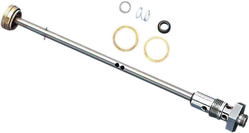 DRAG SPECIALTIES DS-390205 Gas Valve Shut-Off Rod Kit - Chrome