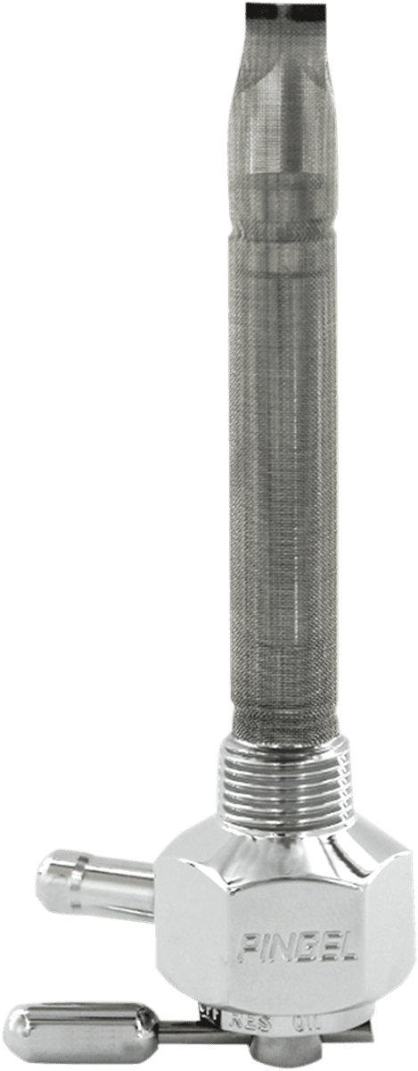PINGEL DS-390209 Hex Fuel Valve - Chrome - 3/8" NPT