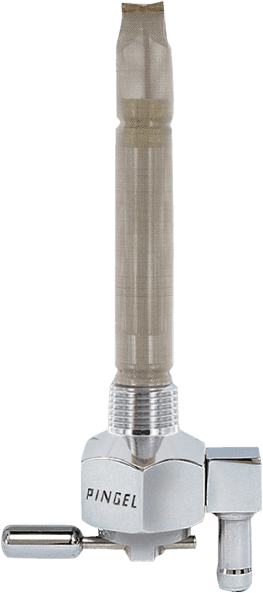 PINGEL DS-390213 Hex Fuel Valve - Chrome - 3/8" NPT
