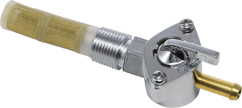DRAG SPECIALTIES DS-390216 Late-Style Fuel Petcock - Straight - 3/8" NPT