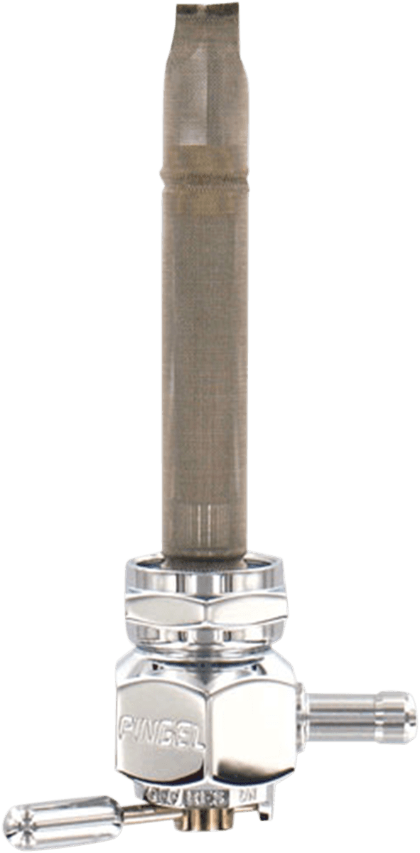 PINGEL DS-390233 Hex Fuel Valve - Chrome - 22 mm