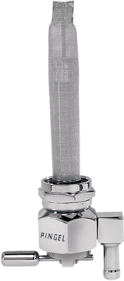 PINGEL DS-390237 Hex Fuel Valve - Chrome - 22 mm