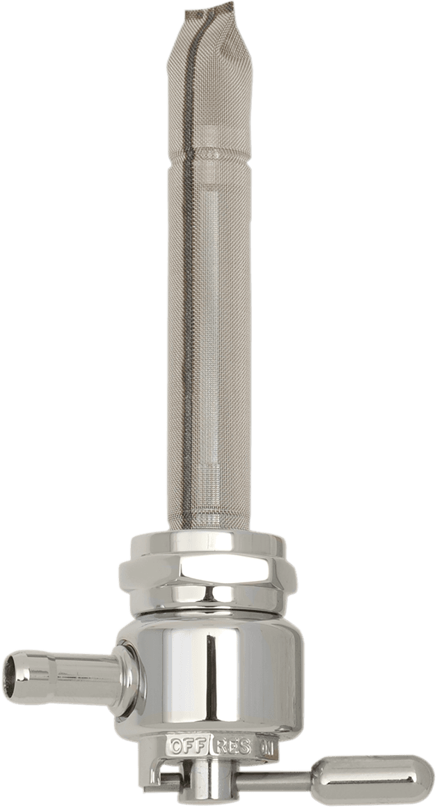 PINGEL DS-390240 Round Fuel Valve - Chrome - 22 mm — image 1 of 3