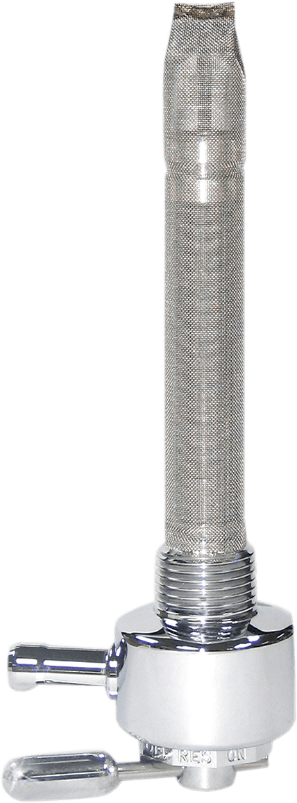 PINGEL DS-390245 Round Fuel Valve - Chrome - 3/8" NPT
