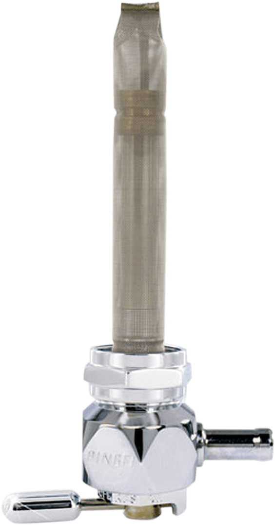 PINGEL DS-390253 Hex Fuel Valve - Diamond Chrome - 22 mm