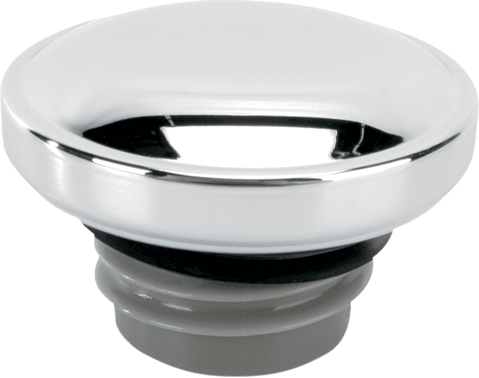 DRAG SPECIALTIES DS-390282 Screw-In Gas Cap - Non-Vented - Left - Chrome