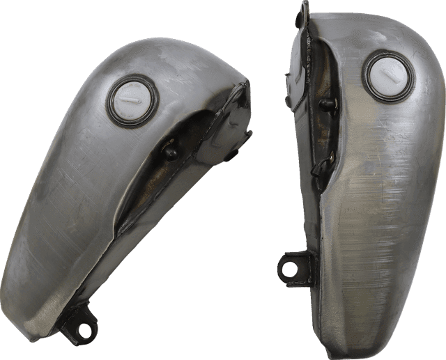 DRAG SPECIALTIES DS-391238 Fat Bob Style Gas Tanks - Flatside - 5 Gallon — image 3 of 5