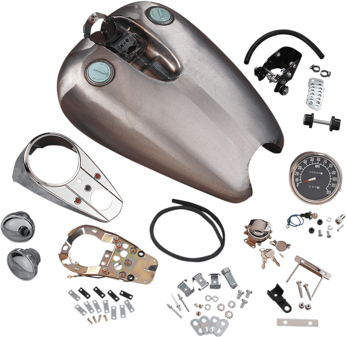 DRAG SPECIALTIES DS-391322 Extended Dash Tank Kit - Quickbob® - Sportster
