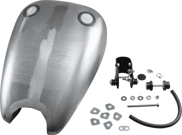 DRAG SPECIALTIES DS-391351 Extended Gas Tank - Smooth-Top - Twin-Cap - Sportster — image 1 of 3