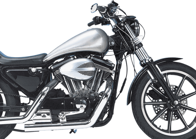 DRAG SPECIALTIES DS-391352 Extended Gas Tank - Smooth-Top - Single-Cap - Sportster — image 3 of 3