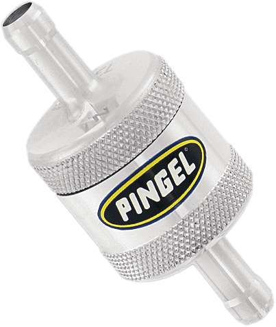 PINGEL DS-391663 Fuel Filter - Short - Satin - 5/16"