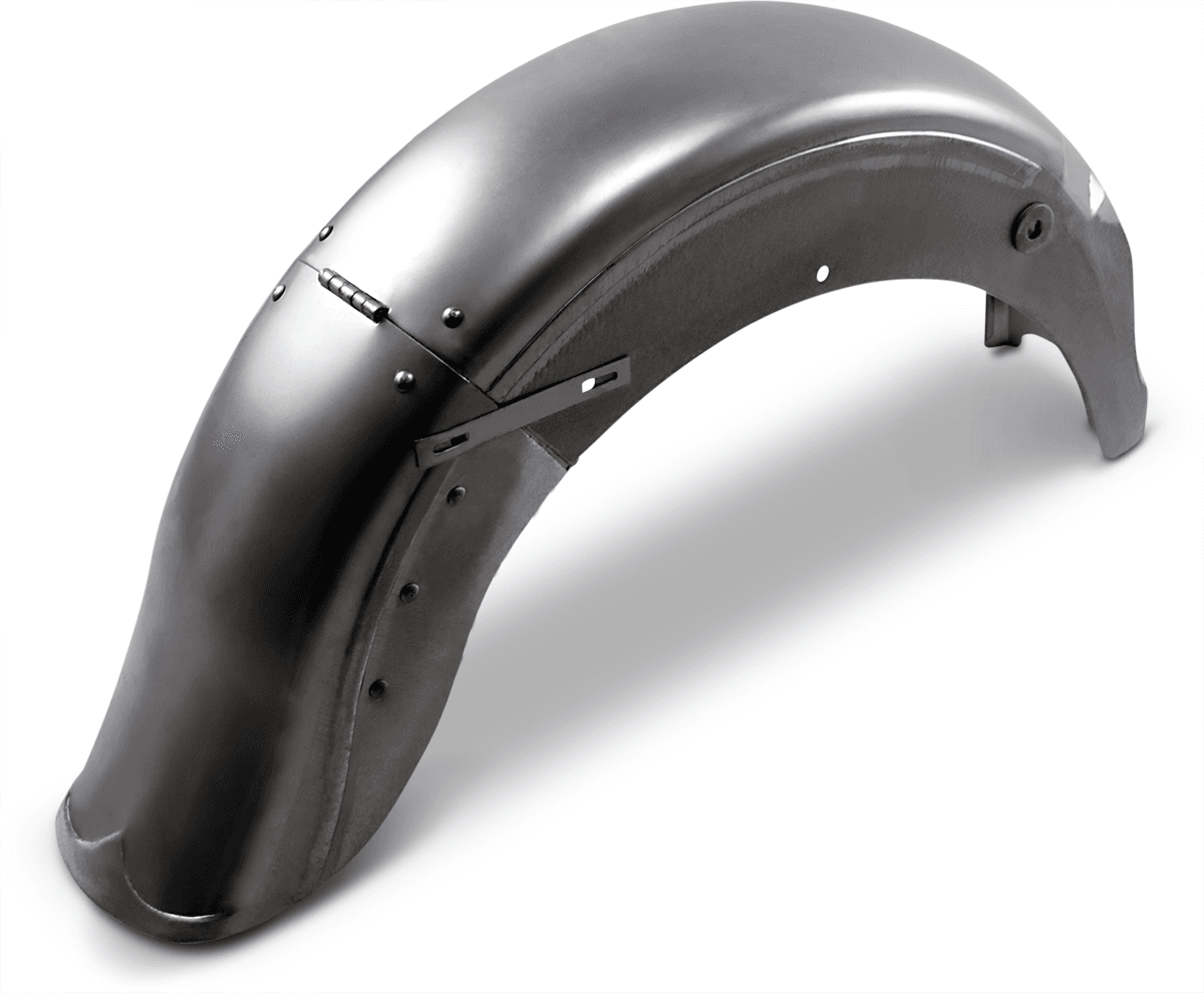 DRAG SPECIALTIES DS-393489 Hinged Rear Fender - Raw - HD Touring/Duo Glide