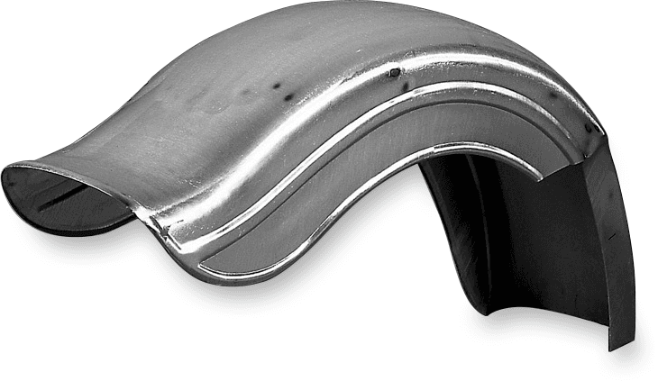 DRAG SPECIALTIES DS-393497 Fat Bob-Style Rear Fender - Right-Hand Chain — image 2 of 2