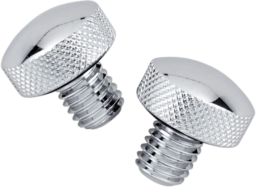 DRAG SPECIALTIES DS-490046 Knurled Seat Bolt - Chrome - FLST '84-'07