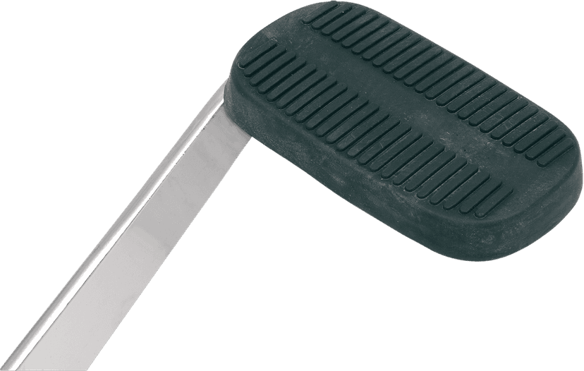 DRAG SPECIALTIES DS-530604 Brake Pedal Rubber - Black - FL — image 2 of 2