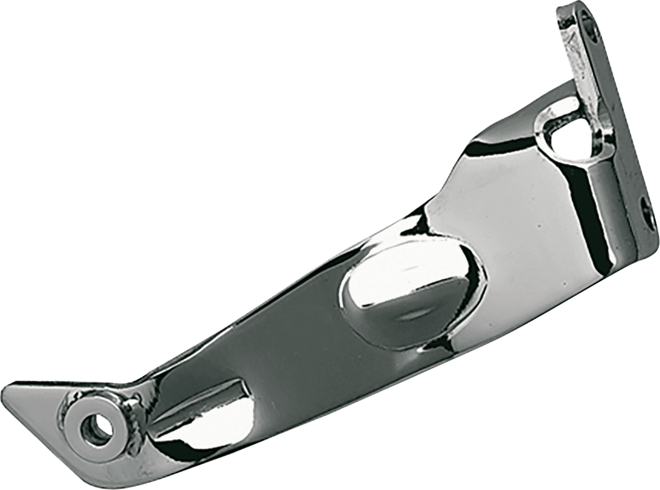 DRAG SPECIALTIES DS-530614 Floorboard Mounting Bracket - Left Rear - Chrome - FLST
