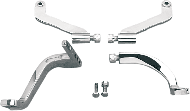 DRAG SPECIALTIES DS-530620 Floorboard Mounting Brackets - Chrome - FLT/FLHT