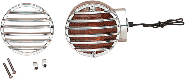 DRAG SPECIALTIES DS-719947 Turn Signal Lens Grille - Chrome — image 1 of 2