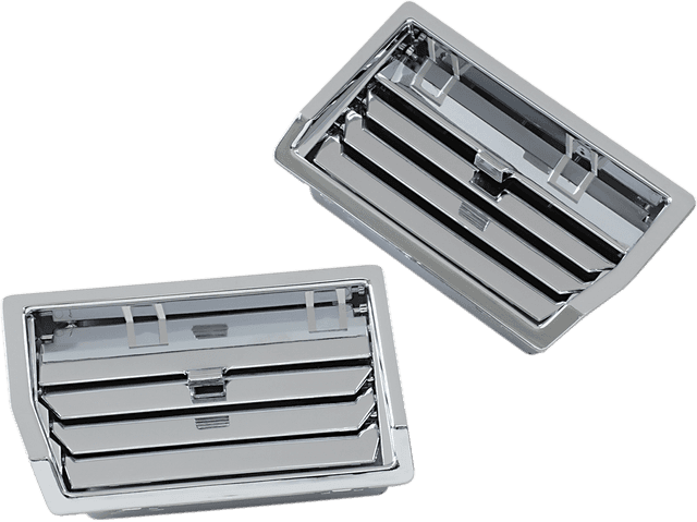 SHOW CHROME DS719986 Lower Fairing Fresh Air Vents - Chrome
