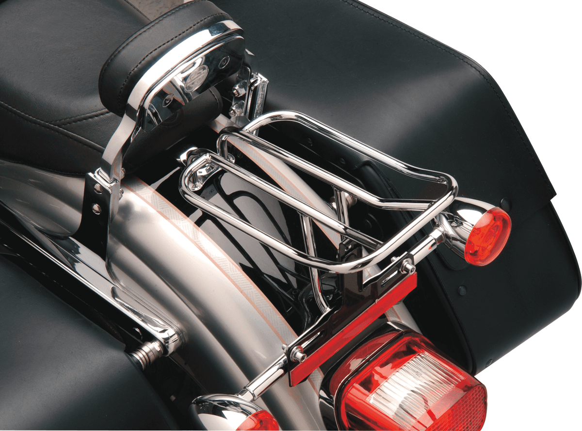 DRAG SPECIALTIES DS-720116 Luggage Rack - Chrome - FXD