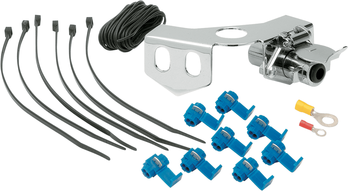 DRAG SPECIALTIES DS-720558 Ball Mount Trailer Hitch Receptacle Kit - Harley Davidson