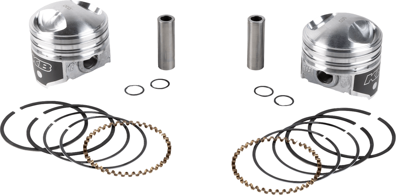 KB PERFORMANCE DS-751205 Piston Kit - 3.437" +0.030" - 9.0:1 CR - 74" Big Twin