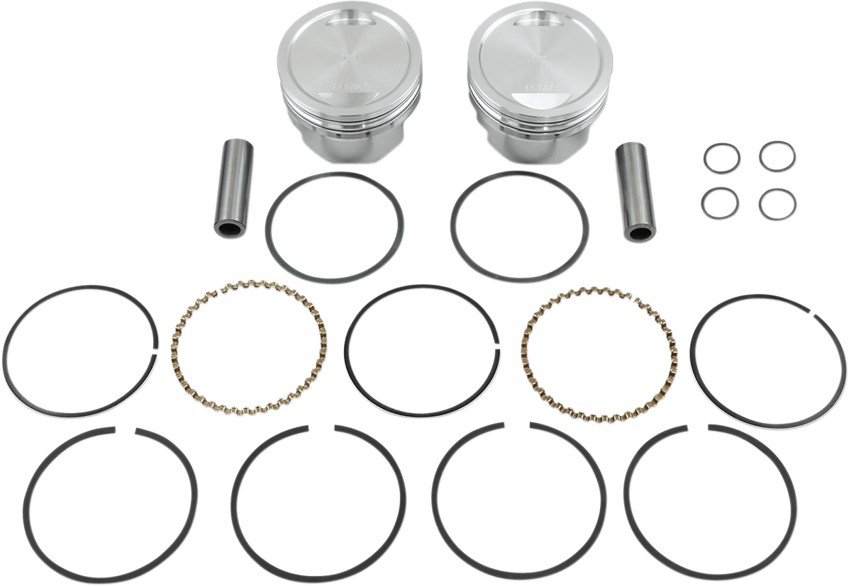 KB PERFORMANCE DS-751255 Piston Kit - 3.498" +0.020" - 10.0:1 CR - XL883 to 1200 Conversion