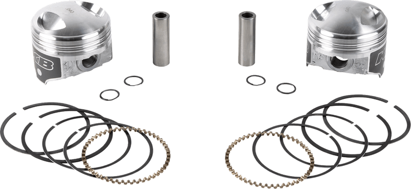 KB PERFORMANCE DS-751263 Piston Kit - 3.498" +0.040" - 8.3:1 CR - 4.250" Stroke - 80" Big Twin