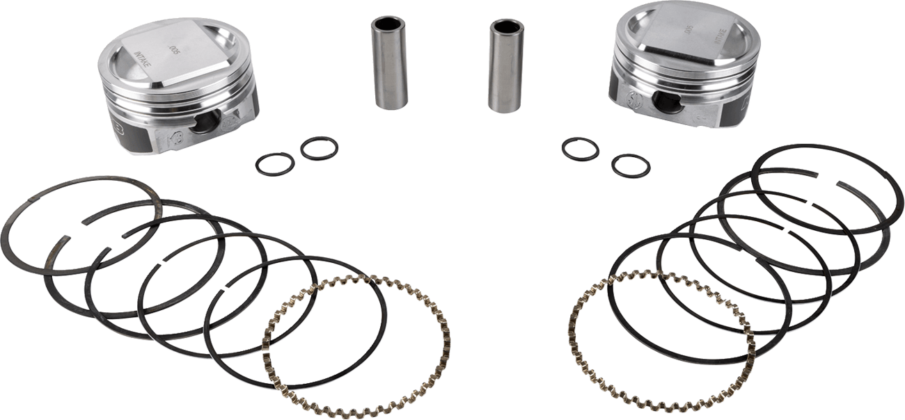 KB PERFORMANCE DS-751288 Piston Kit - 3.875" +0.010" - 10.5:1 CR - 95" Twin Cam Big Bore