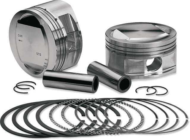 S&S CYCLE DS751306 Piston Kit - For 95" Big Bore Kit - 3.875" - Standard