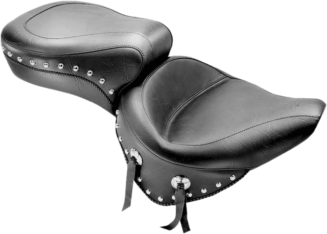 MUSTANG DS-900219 Wide Studded Seat - Softail '00-'05