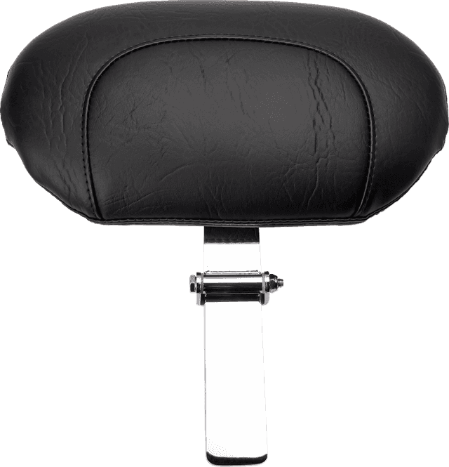 MUSTANG DS-900233 Wide Solo Seat - With Backrest - Black - Studded w/ Concho - FLST/FXST '00-'06 — image 3 of 4