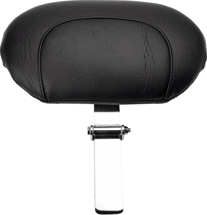 MUSTANG DS-900233 Wide Solo Seat - With Backrest - Black - Studded w/ Concho - FLST/FXST '00-'06 — image 3 of 4