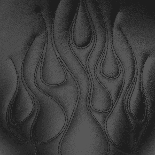 DANNY GRAY DS902853 Weekday Solo Seat - Flame Stitch - FXSTD '00-'07 — image 3 of 3