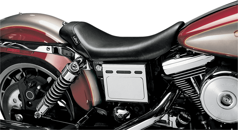 LE PERA DS-904201 Bare Bones Solo Seat - Smooth - Black - FXD '96-'03