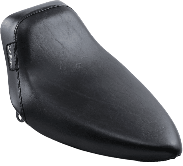 LE PERA DS-904205 Bare Bones Solo Seat - Smooth - Black - FX/FL '64-'84 — image 1 of 4